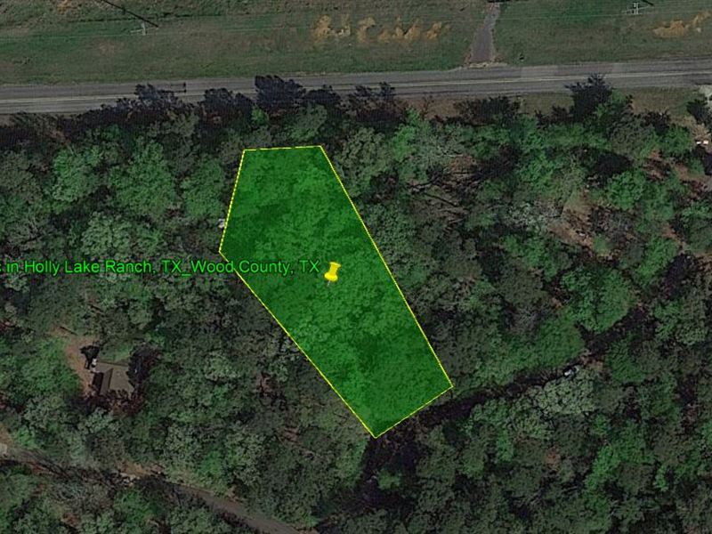 .52 Acres in Holly Lake Ranch, TX : Holly Lake Ranch : Wood County : Texas