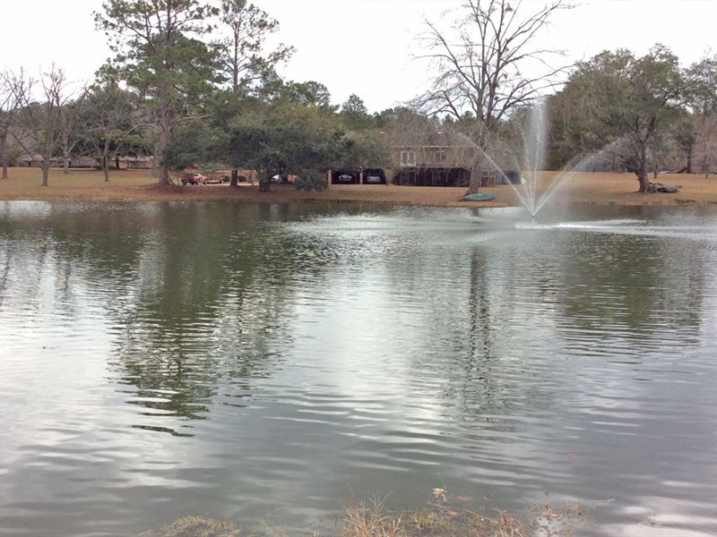 Greenbrier House with Pond : Luverne : Crenshaw County : Alabama