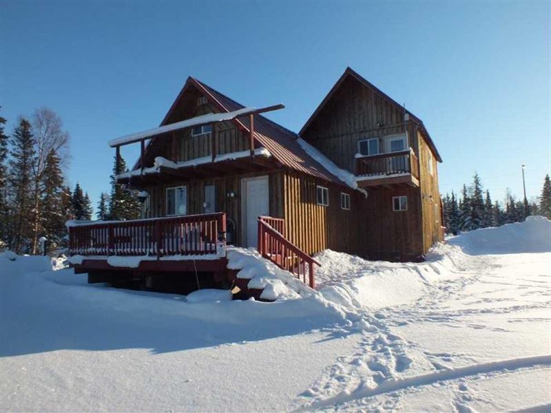 Beautiful Alaska Style Home with LA : Ninilchik : Kenai Peninsula Borough : Alaska