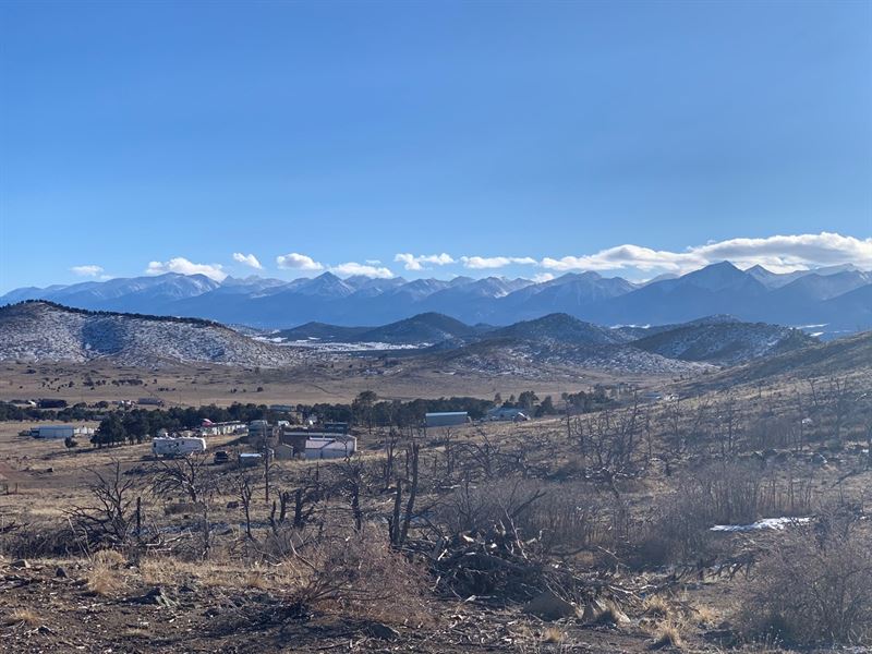 7.8 Acre Lot Breathtaking Views : Cotopaxi : Fremont County : Colorado