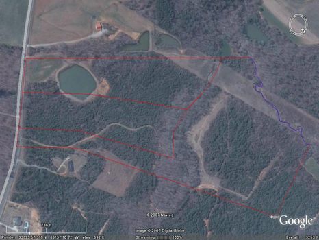 10+/- Acres with Shared Pond : Rutledge : Morgan County : Georgia