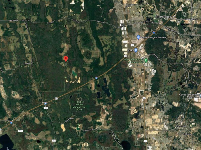 Two Acres in The Path of Growth I-4 : Polk City : Polk County : Florida