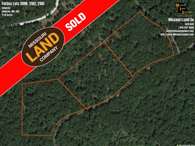 Three Hilltop Lots in Forbes Loa : Edwards : Benton County : Missouri