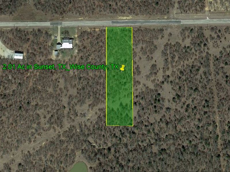2.01 Acres in Sunset, TX : Sunset : Wise County : Texas