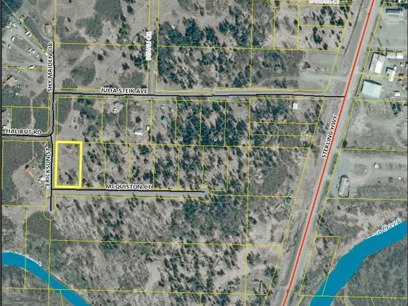 Great Lot with Peek-A-Boo Views : Ninilchik : Kenai Peninsula Borough : Alaska