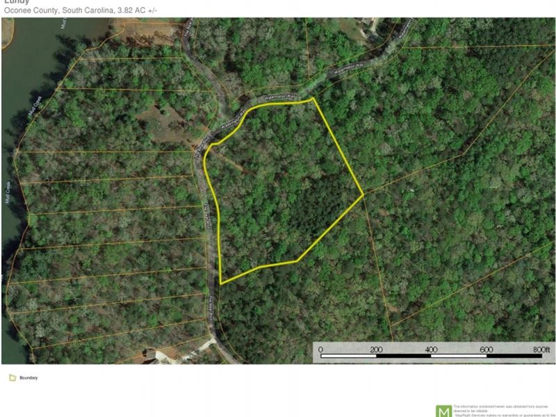 3.82-Acres in Fiddlers Cove Near : Tamassee : Oconee County : South Carolina