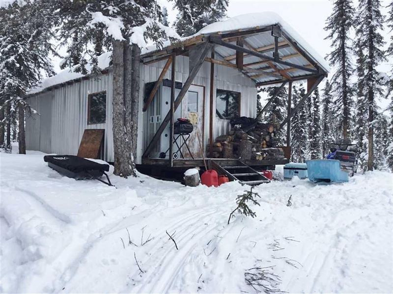 Cabin on 33 Acres Near Lake Louise : Glennallen : Southeast Fairbanks Borough : Alaska