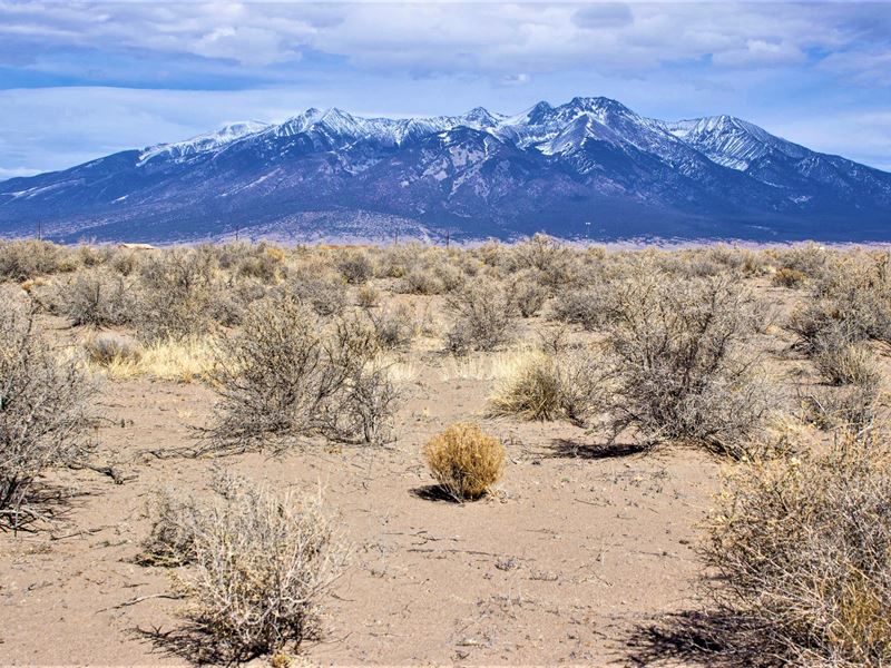 1.15 Acres Beautiful Mountain View : Alamosa : Alamosa County : Colorado