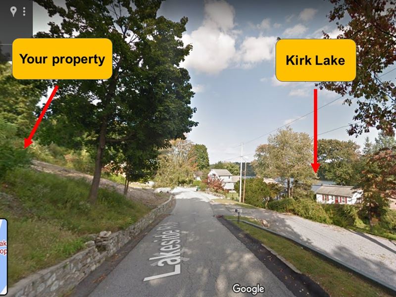 .20 Acre Lot Near Kirk Lake Land for Sale by Owner in Mahopac, Putnam