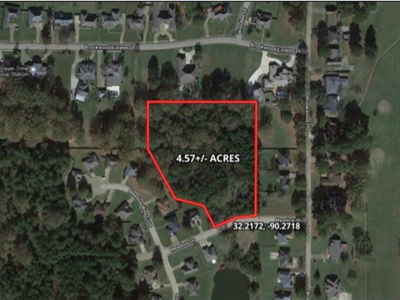 4.57 Acres in Hinds County in Jacks : Jackson : Hinds County : Mississippi