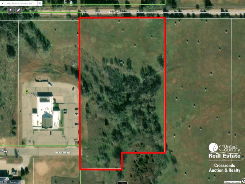 Abilene Kansas Development Land Lot : Abilene : Dickinson County : Kansas