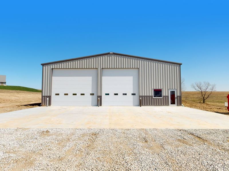 Commercial Building Just Outside Land for Sale in Otoe County