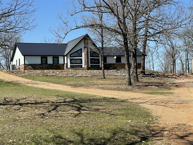 Country Home Land River Frontage : Antlers : Pushmataha County : Oklahoma