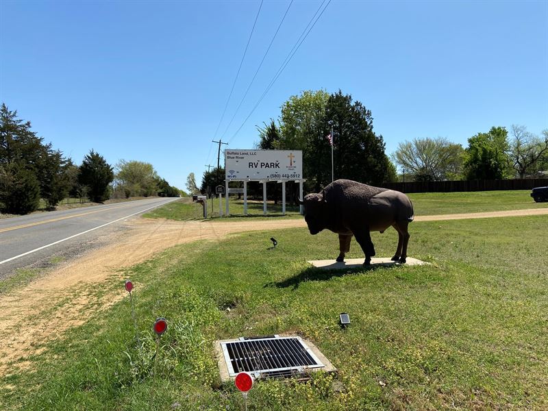 Blue River RV Park & Event Center : Milburn : Johnston County : Oklahoma