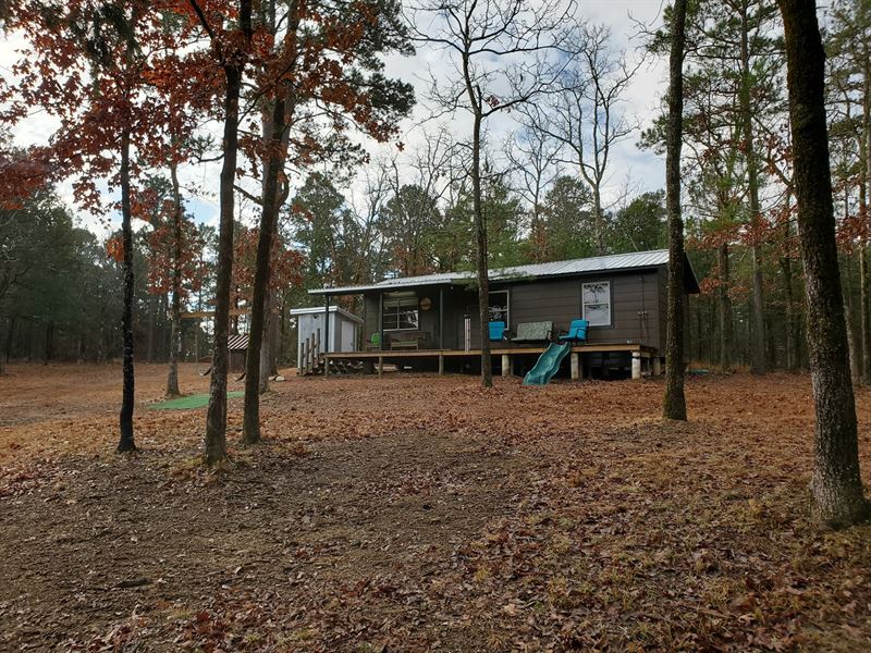 Billy Creek Cabin & 12 Acres : Muse : Le Flore County : Oklahoma