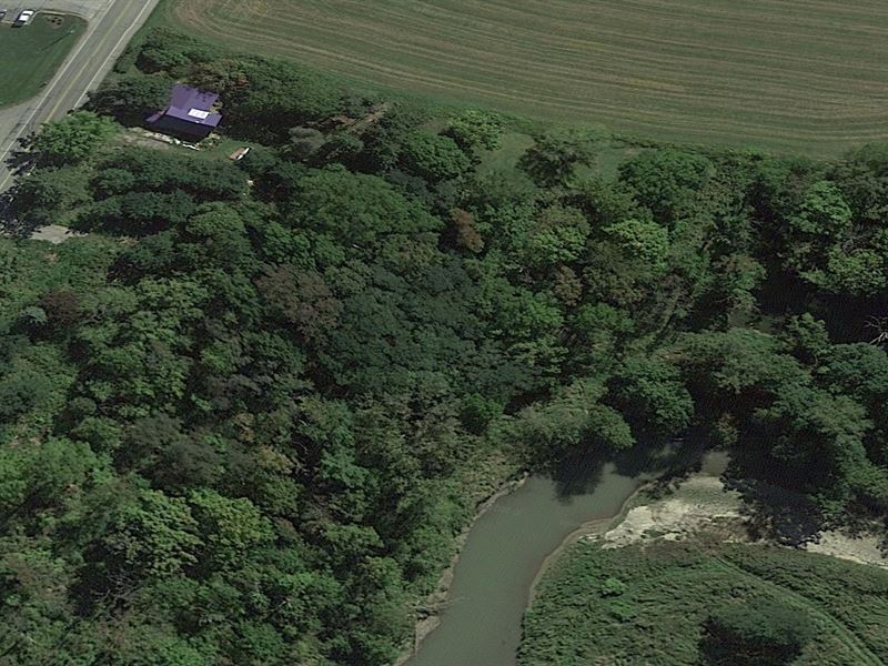 Tonawanda Creek Private Frontage : Attica : Wyoming County : New York