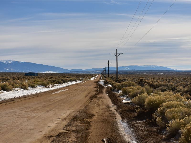 5.2 Acre Lot Close to Power Pole : San Luis : Costilla County : Colorado