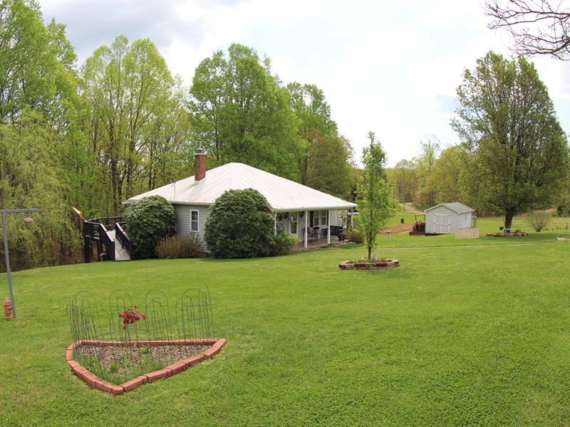 Cottage Style Home 5.06 Acres : Bassett : Franklin County : Virginia