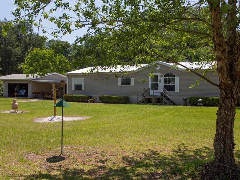 Spacious 3/2 Mobile Home Suwannee : Live Oak : Suwannee County : Florida