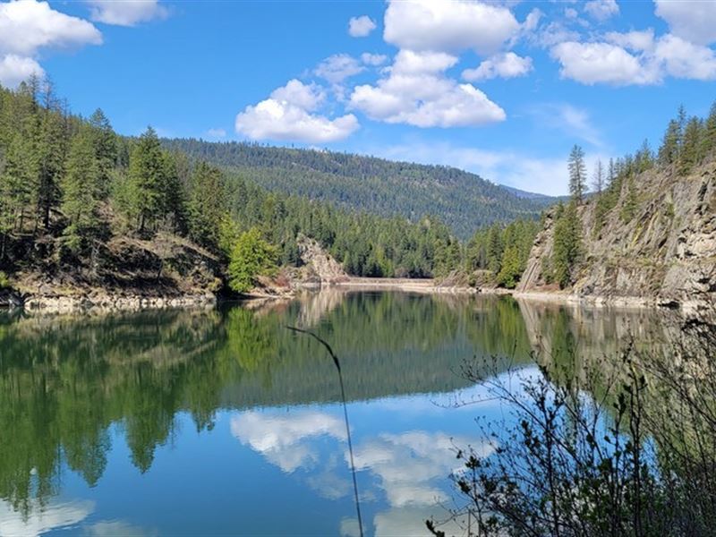 The Banks of The Old Kootenai : Troy : Lincoln County : Montana