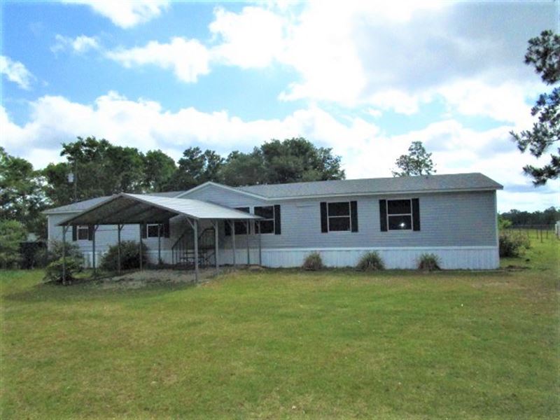 Very Large Double Wide Mobile Home : Bristol : Liberty County : Florida
