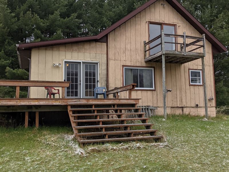 Northern Michigan Home 17 Acres : Atlanta : Montmorency County : Michigan