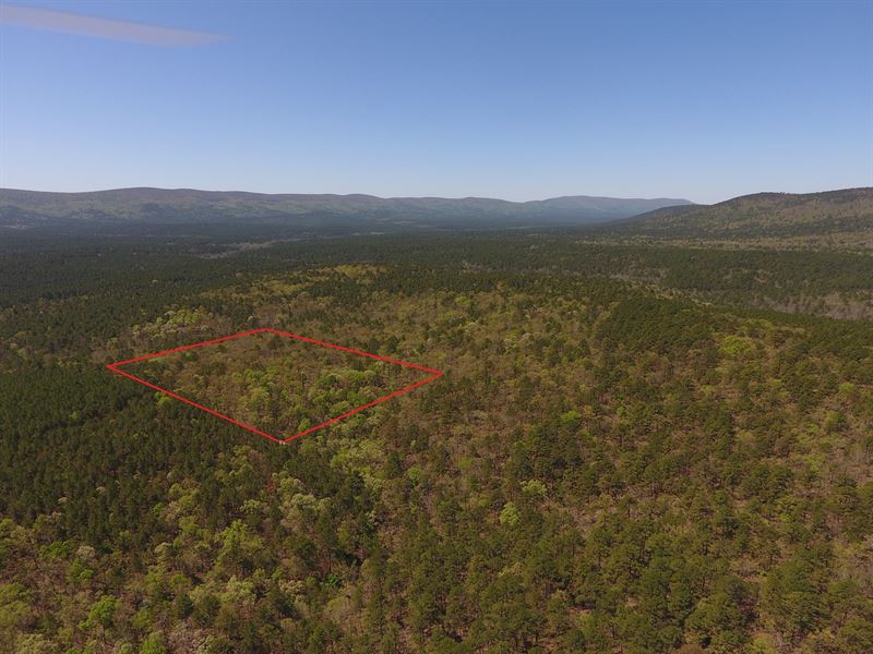 Blue Mountain 6.6 Acres Adjoining : Hodgen : Le Flore County : Oklahoma