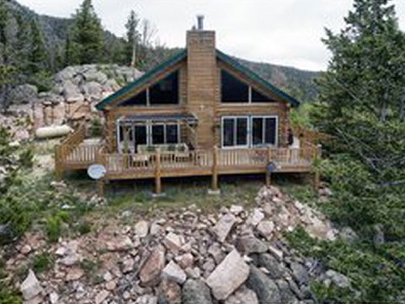 Beautiful Views From This Mountain : Red Feather Lakes : Larimer County : Colorado