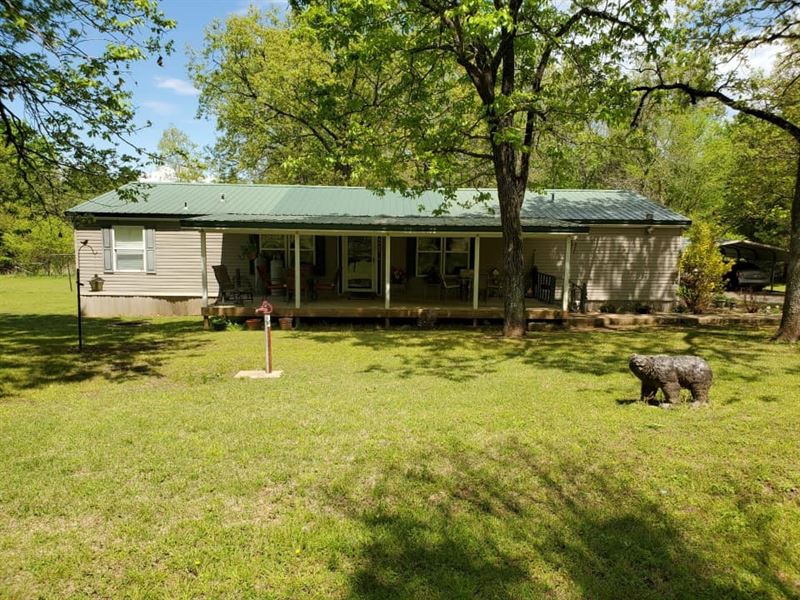 Mobile Home On 6 Acres M/L : Hackett : Scott County : Arkansas