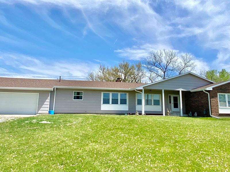 Ranch Home 1.5 Acres, Princeton MO : Princeton : Mercer County : Missouri