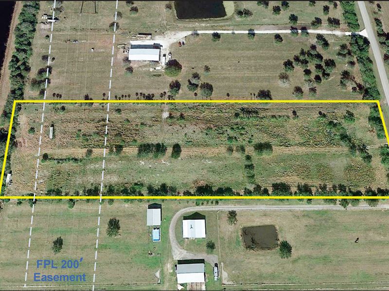 8.7 Ac AG Lot, Business or Res. Use : Port St Lucie : Saint Lucie County : Florida