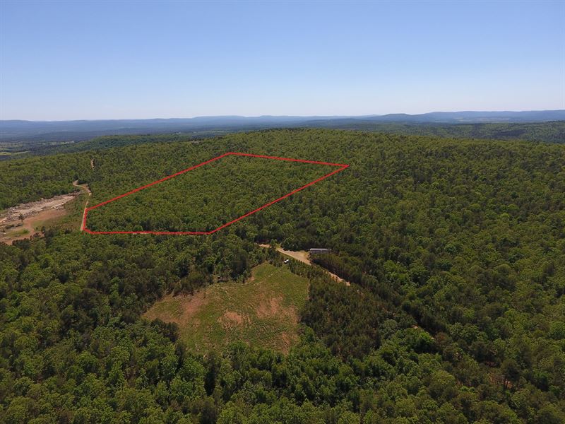 23.7 Acre Off-Grid Recreational : Wister : Le Flore County : Oklahoma