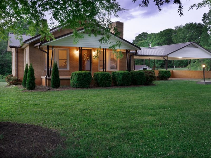 Brick Home 2+ Acres Alexander Land for Sale in Taylorsville