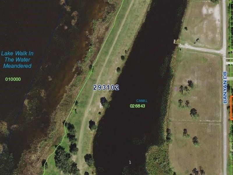 Waterfront.50 Acre Lot, Golf Course : Indian Lake Estates : Polk County : Florida