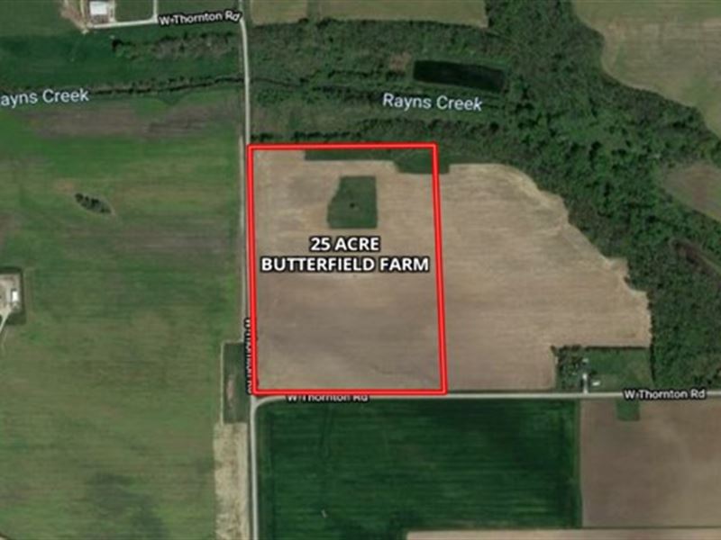 25 Acre Butterfield Farms : Wilmington : Will County : Illinois