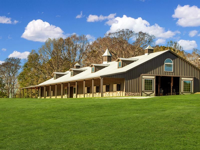 Horse Farm Near Charlotte NC : Clover : York County : South Carolina