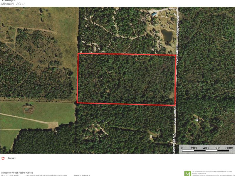 Beautiful Land Hunting Building : Mountain View : Shannon County : Missouri