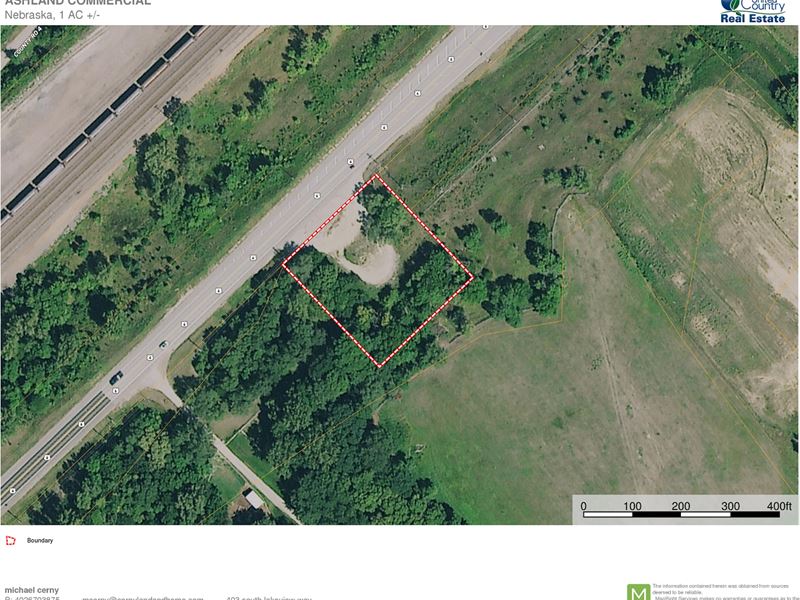 Nebraska Commercial Lot United : Ashland : Saunders County : Nebraska