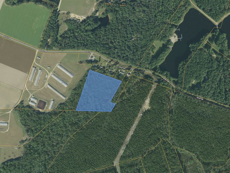 11.77 Acres in Four Oaks, NC : Four Oaks : Johnston County : North Carolina