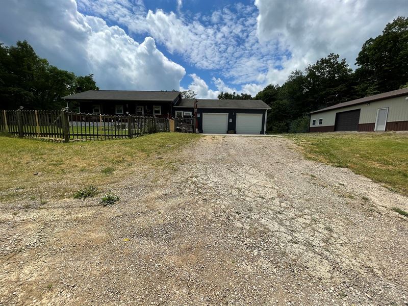 Clarington Ohio Home 41+Acres, Land for Sale in Ohio, 280359 LANDFLIP