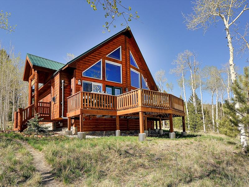 Custom Mtn Home in Ror : Hartsel : Park County : Colorado