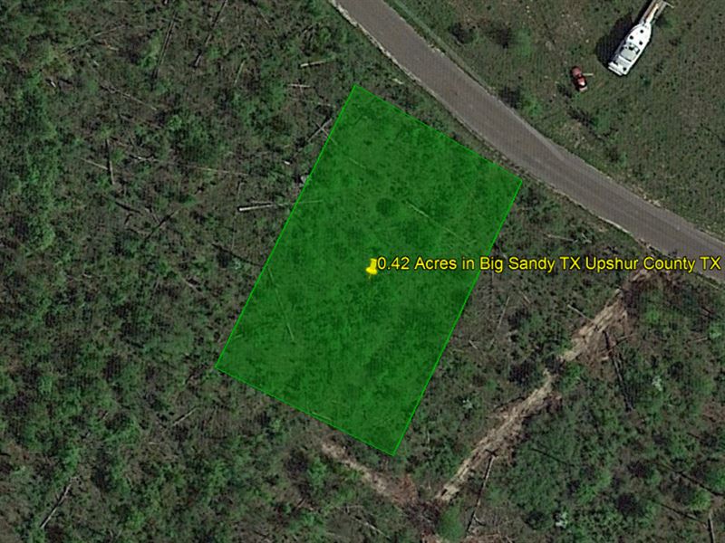 .42 Acres in Gilmer, TX : Gilmer : Upshur County : Texas