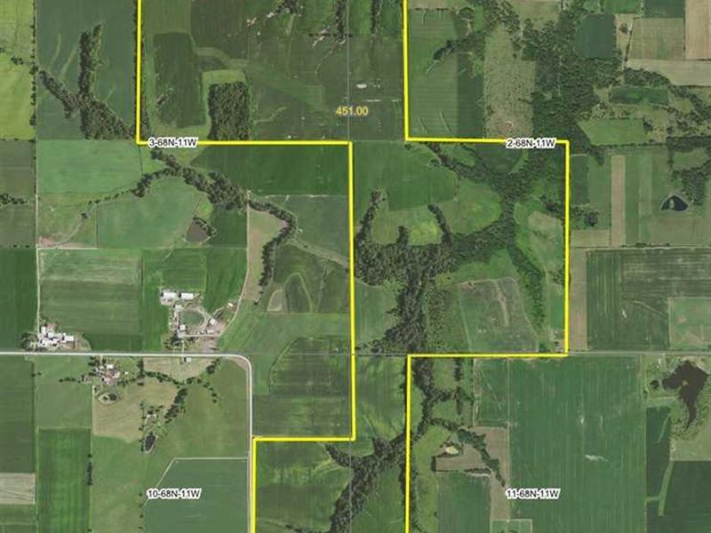 Hard to Find Large Tillable Farm : Milton : Van Buren County : Iowa