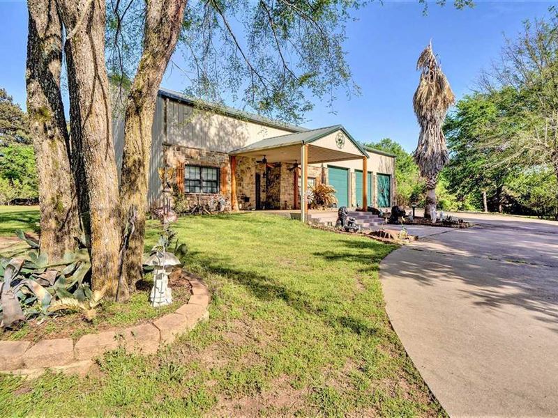 Huge Barndominium with 75X50 Insula : Jacksonville : Cherokee County : Texas