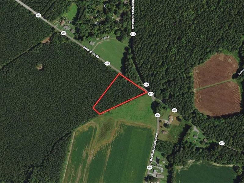 3 Acre Building Si : Ivor : Southampton County : Virginia