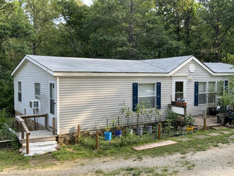 Nice 1999 Mobile Home Sitting on 6 : Brockwell : Izard County : Arkansas