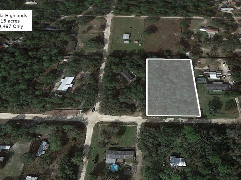 1.16 Acre Mobile Home Friendly Lot : Dunnellon : Marion County : Florida