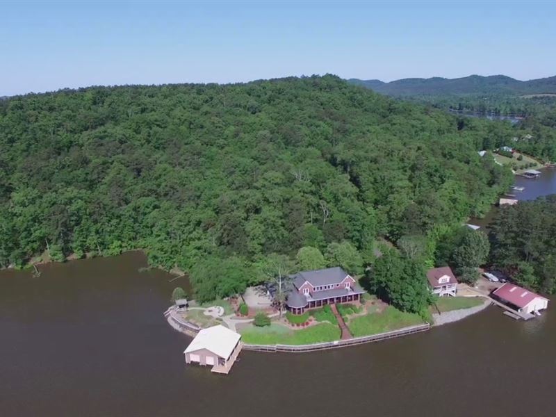 Island Living on Neely Henry Lake : Ashville : Saint Clair County : Alabama