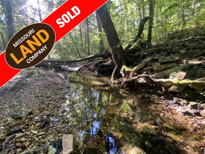Secluded 20 Acres Perfect Outdoor : Preston : Hickory County : Missouri