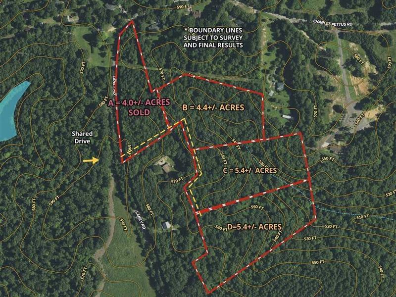 4 Acres in Lancaster, Lancaster : Lancaster : Lancaster County : South Carolina